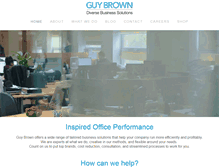 Tablet Screenshot of guybrown.com